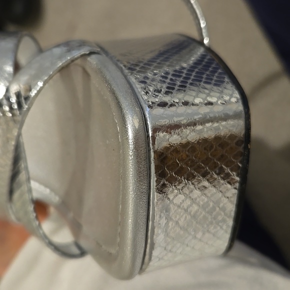 Michael Kors Paola silver leather platform sandals - Picture 7 of 7